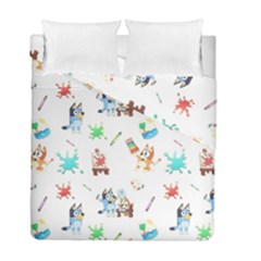 Bluey, Bluey merch, Bluey pattern, Bluey Bluey, bingo, Bluey design, bluey dog Duvet Cover Double Side (Full/ Double Size) from ArtsNow.com