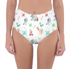 Reversible High-Waist Bikini Bottoms 