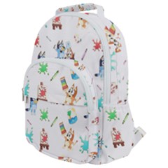Rounded Multi Pocket Backpack 