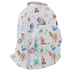 Rounded Multi Pocket Backpack 