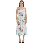 Bluey, Bluey merch, Bluey pattern, Bluey Bluey, bingo, Bluey design, bluey dog Casual Spaghetti Strap Midi Dress Bluey, Bluey merch, Bluey pattern, Bluey Bluey, bingo, Bluey design, bluey dog Casual Spaghetti Strap Midi Dress