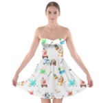 Bluey, Bluey merch, Bluey pattern, Bluey Bluey, bingo, Bluey design, bluey dog Strapless Bra Top Dress Bluey, Bluey merch, Bluey pattern, Bluey Bluey, bingo, Bluey design, bluey dog Strapless Bra Top Dress