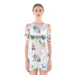 Bluey, Bluey merch, Bluey pattern, Bluey Bluey, bingo, Bluey design, bluey dog Shoulder Cutout One Piece Dress Bluey, Bluey merch, Bluey pattern, Bluey Bluey, bingo, Bluey design, bluey dog Shoulder Cutout One Piece Dress