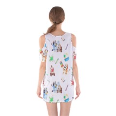 Shoulder Cutout One Piece Dress 