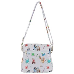 Zipper Messenger Bag 