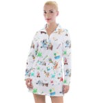 Bluey, Bluey merch, Bluey pattern, Bluey Bluey, bingo, Bluey design, bluey dog Women s Long Sleeve Casual Dress Bluey, Bluey merch, Bluey pattern, Bluey Bluey, bingo, Bluey design, bluey dog Women s Long Sleeve Casual Dress
