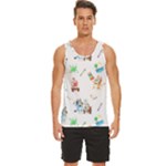 Bluey, Bluey merch, Bluey pattern, Bluey Bluey, bingo, Bluey design, bluey dog Men s Wide Collar Tank Top Bluey, Bluey merch, Bluey pattern, Bluey Bluey, bingo, Bluey design, bluey dog Men s Wide Collar Tank Top
