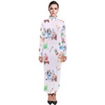 Bluey, Bluey merch, Bluey pattern, Bluey Bluey, bingo, Bluey design, bluey dog Turtleneck Maxi Dress Bluey, Bluey merch, Bluey pattern, Bluey Bluey, bingo, Bluey design, bluey dog Turtleneck Maxi Dress