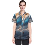 Ocean Sea Waves Women s Short Sleeve Shirt