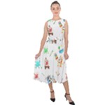 Bluey, Bluey merch, Bluey pattern, Bluey Bluey, bingo, Bluey design, bluey dog Midi Tie-Back Chiffon Dress Bluey, Bluey merch, Bluey pattern, Bluey Bluey, bingo, Bluey design, bluey dog Midi Tie-Back Chiffon Dress