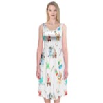 Bluey, Bluey merch, Bluey pattern, Bluey Bluey, bingo, Bluey design, bluey dog Midi Sleeveless Dress Bluey, Bluey merch, Bluey pattern, Bluey Bluey, bingo, Bluey design, bluey dog Midi Sleeveless Dress