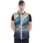 Ocean Sea Waves Men s Puffer Vest