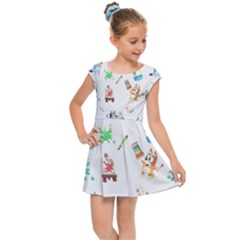 Kids  Cap Sleeve Dress 