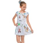 Bluey, Bluey merch, Bluey pattern, Bluey Bluey, bingo, Bluey design, bluey dog Kids Cap Sleeve Dress Bluey, Bluey merch, Bluey pattern, Bluey Bluey, bingo, Bluey design, bluey dog Kids Cap Sleeve Dress