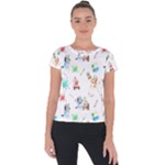Bluey, Bluey merch, Bluey pattern, Bluey Bluey, bingo, Bluey design, bluey dog Short Sleeve Sports Top Bluey, Bluey merch, Bluey pattern, Bluey Bluey, bingo, Bluey design, bluey dog Short Sleeve Sports Top