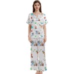 Bluey, Bluey merch, Bluey pattern, Bluey Bluey, bingo, Bluey design, bluey dog Short Sleeve Long Pants Satin Pajamas Set Bluey, Bluey merch, Bluey pattern, Bluey Bluey, bingo, Bluey design, bluey dog Short Sleeve Long Pants Satin Pajamas Set