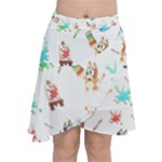Bluey, Bluey merch, Bluey pattern, Bluey Bluey, bingo, Bluey design, bluey dog Chiffon Wrap Front Skirt Bluey, Bluey merch, Bluey pattern, Bluey Bluey, bingo, Bluey design, bluey dog Chiffon Wrap Front Skirt