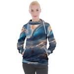 Ocean Sea Waves Women s Hooded Pullover