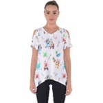 Bluey, Bluey merch, Bluey pattern, Bluey Bluey, bingo, Bluey design, bluey dog Cut Out Side Drop T-Shirt Bluey, Bluey merch, Bluey pattern, Bluey Bluey, bingo, Bluey design, bluey dog Cut Out Side Drop T-Shirt