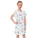 Bluey, Bluey merch, Bluey pattern, Bluey Bluey, bingo, Bluey design, bluey dog Kids Drop Waist Dress Bluey, Bluey merch, Bluey pattern, Bluey Bluey, bingo, Bluey design, bluey dog Kids Drop Waist Dress