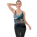 Ocean Sea Waves Chiffon Cami