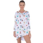 Bluey, Bluey merch, Bluey pattern, Bluey Bluey, bingo, Bluey design, bluey dog Asymmetric Cut-Out Shift Dress Bluey, Bluey merch, Bluey pattern, Bluey Bluey, bingo, Bluey design, bluey dog Asymmetric Cut-Out Shift Dress