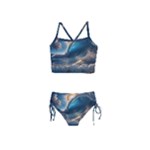 Ocean Sea Waves Girls  Tankini Swimsuit