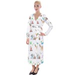 Bluey, Bluey merch, Bluey pattern, Bluey Bluey, bingo, Bluey design, bluey dog Velvet Maxi Wrap Dress Bluey, Bluey merch, Bluey pattern, Bluey Bluey, bingo, Bluey design, bluey dog Velvet Maxi Wrap Dress