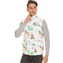 Men s High Neck Button Up Puffer Vest 