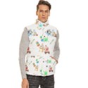 Men s High Neck Button Up Puffer Vest 