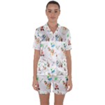 Bluey, Bluey merch, Bluey pattern, Bluey Bluey, bingo, Bluey design, bluey dog Satin Short Sleeve Pajamas Set Bluey, Bluey merch, Bluey pattern, Bluey Bluey, bingo, Bluey design, bluey dog Satin Short Sleeve Pajamas Set