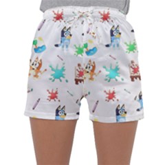 Women s Satin Sleepwear Shorts 