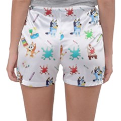Women s Satin Sleepwear Shorts 