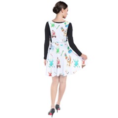 Plunge Pinafore Dress 