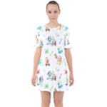 Bluey, Bluey merch, Bluey pattern, Bluey Bluey, bingo, Bluey design, bluey dog Sixties Short Sleeve Mini Dress Bluey, Bluey merch, Bluey pattern, Bluey Bluey, bingo, Bluey design, bluey dog Sixties Short Sleeve Mini Dress