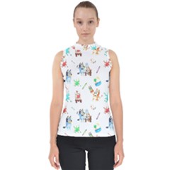Mock Neck Shell Top 