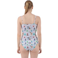 Cut Out Top Tankini Set 