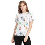 Bluey, Bluey merch, Bluey pattern, Bluey Bluey, bingo, Bluey design, bluey dog Women s Short Sleeve Rash Guard Bluey, Bluey merch, Bluey pattern, Bluey Bluey, bingo, Bluey design, bluey dog Women s Short Sleeve Rash Guard