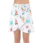 Bluey, Bluey merch, Bluey pattern, Bluey Bluey, bingo, Bluey design, bluey dog Wrap Front Skirt Bluey, Bluey merch, Bluey pattern, Bluey Bluey, bingo, Bluey design, bluey dog Wrap Front Skirt