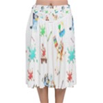 Bluey, Bluey merch, Bluey pattern, Bluey Bluey, bingo, Bluey design, bluey dog Velvet Flared Midi Skirt Bluey, Bluey merch, Bluey pattern, Bluey Bluey, bingo, Bluey design, bluey dog Velvet Flared Midi Skirt