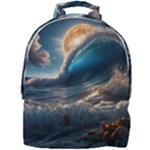 Ocean Sea Waves Mini Full Print Backpack