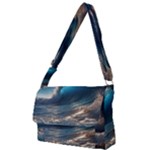Ocean Sea Waves Full Print Messenger Bag (S)