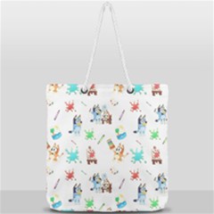 Full Print Rope Handle Tote (Large) 