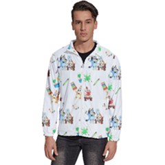Men s High Neck Windbreaker 