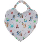 Bluey, Bluey merch, Bluey pattern, Bluey Bluey, bingo, Bluey design, bluey dog Giant Heart Shaped Tote Bluey, Bluey merch, Bluey pattern, Bluey Bluey, bingo, Bluey design, bluey dog Giant Heart Shaped Tote