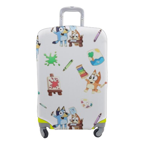 Bluey, Bluey merch, Bluey pattern, Bluey Bluey, bingo, Bluey design, bluey dog Luggage Cover (Small) from ArtsNow.com