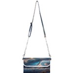 Ocean Sea Waves Mini Crossbody Handbag