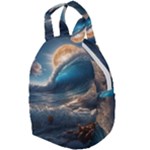 Ocean Sea Waves Travel Backpack