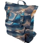 Ocean Sea Waves Buckle Up Backpack