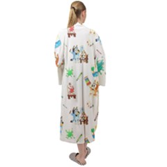 Maxi Velvet Kimono 
